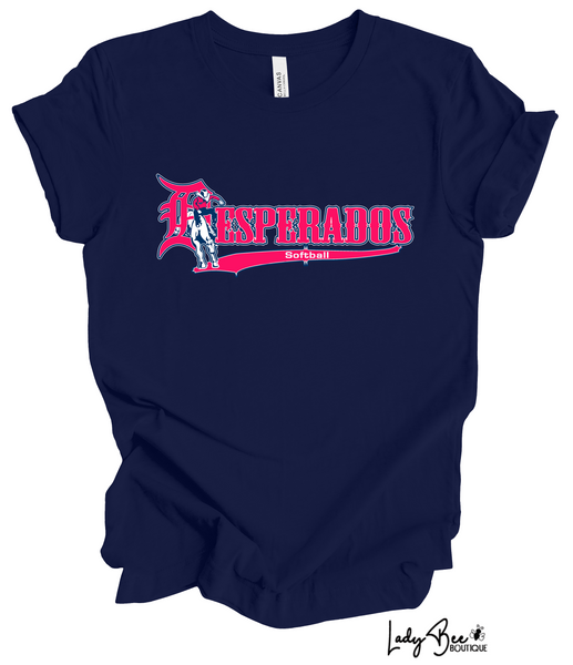 Lady Desperados- T-Shirt Navy