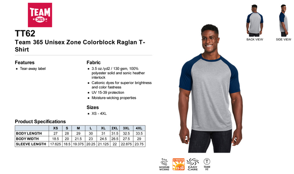 Desperados D- Fast Dry Shirt- GRAY WITH NAVY SLEEVE
