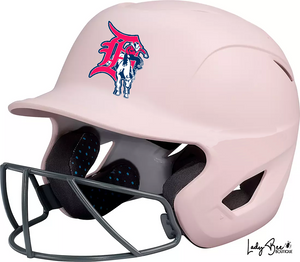 Lady Desperados Softball Helmet Decal