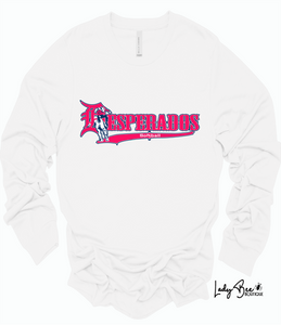 Lady Desperados- Long Sleeve T-Shirt- WHITE