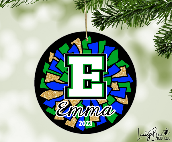 Personalized Cheer Ornament