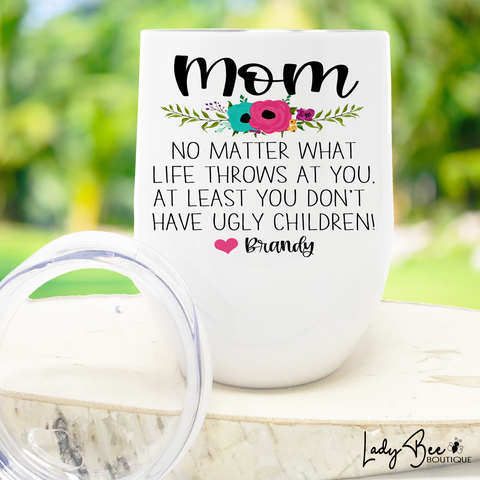 Mother's Day Wine Tumbler