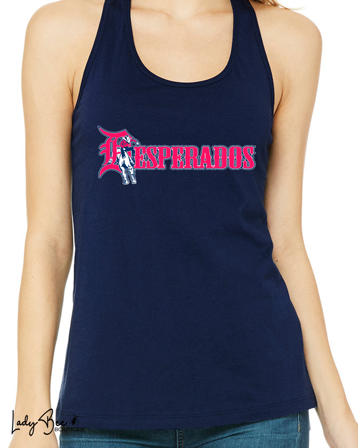 Lady Desperados- Tank Top- NAVY