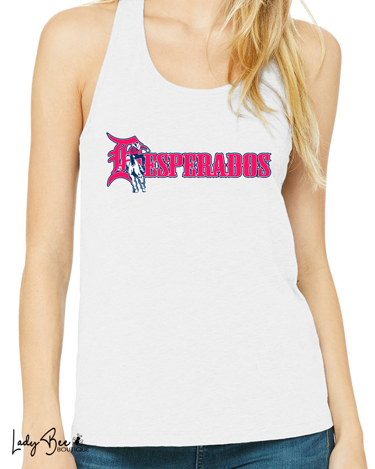 Lady Desperados- Tank Top- WHITE