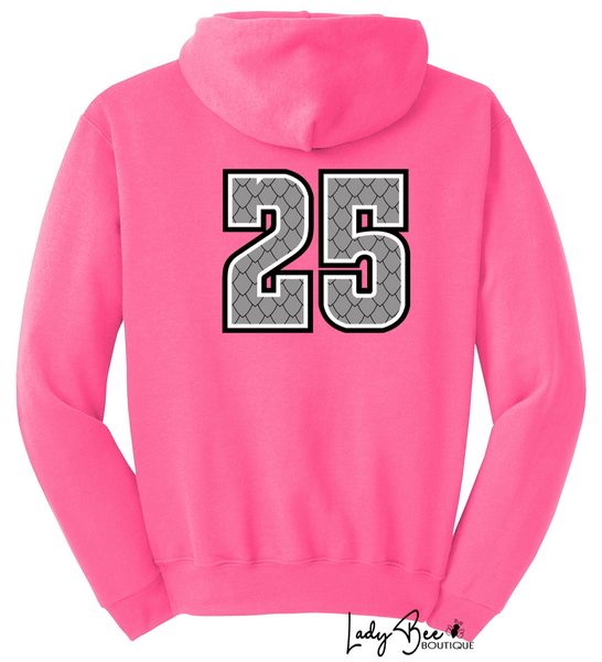 Pink Vipers- Black Sweatshirt