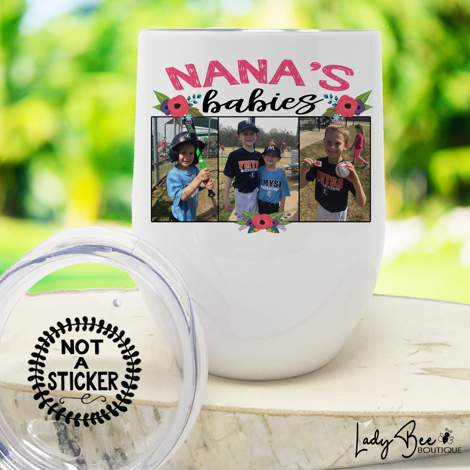 Nana's Babies, Wine Tumbler - LadyBee Boutique Mugs