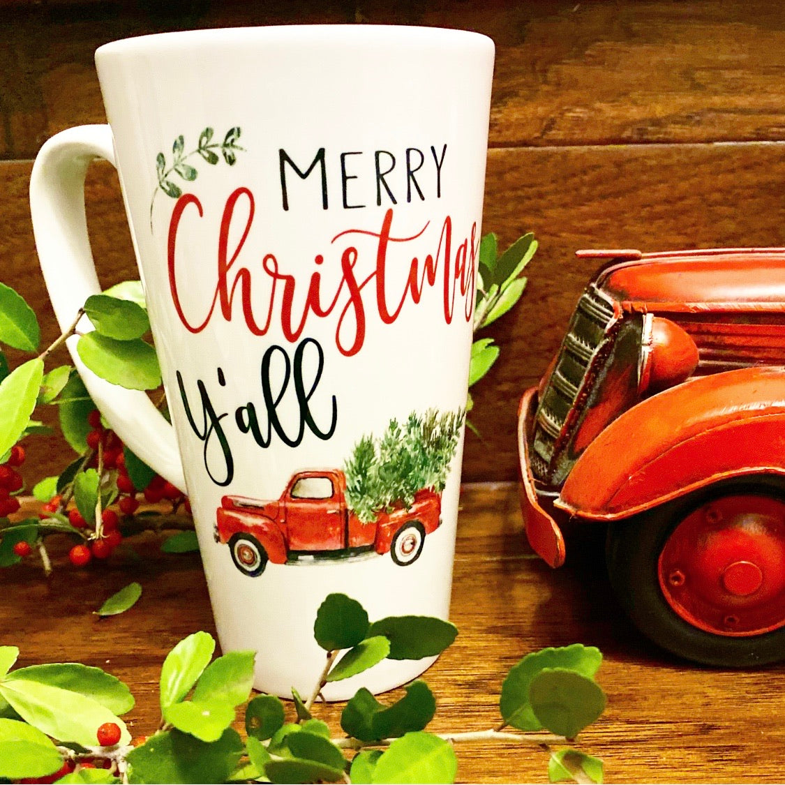 Merry Christmas Y’all Mug - LadyBee Boutique Mugs