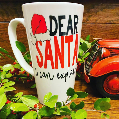 Dear Santa I Can Explain Mug - LadyBee Boutique Mugs