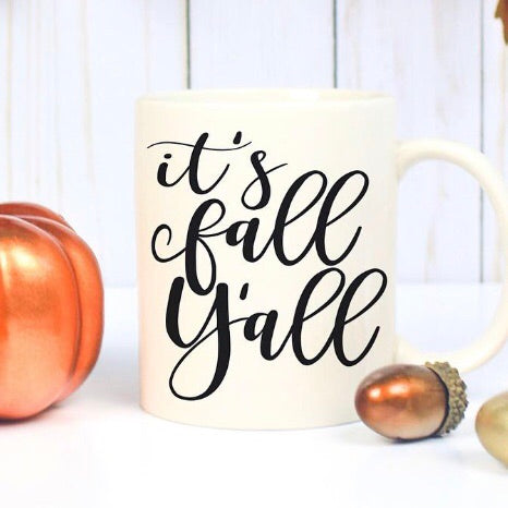 It's Fall Y'all - LadyBee Boutique Mugs