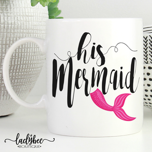 His Mermaid Mug - LadyBee Boutique Mugs