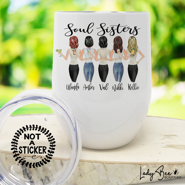 Soul Sisters Tumbler - LadyBee Boutique Mugs
